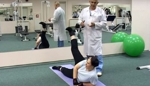 gymnastics as a method of treating varicose veins of the pelvis